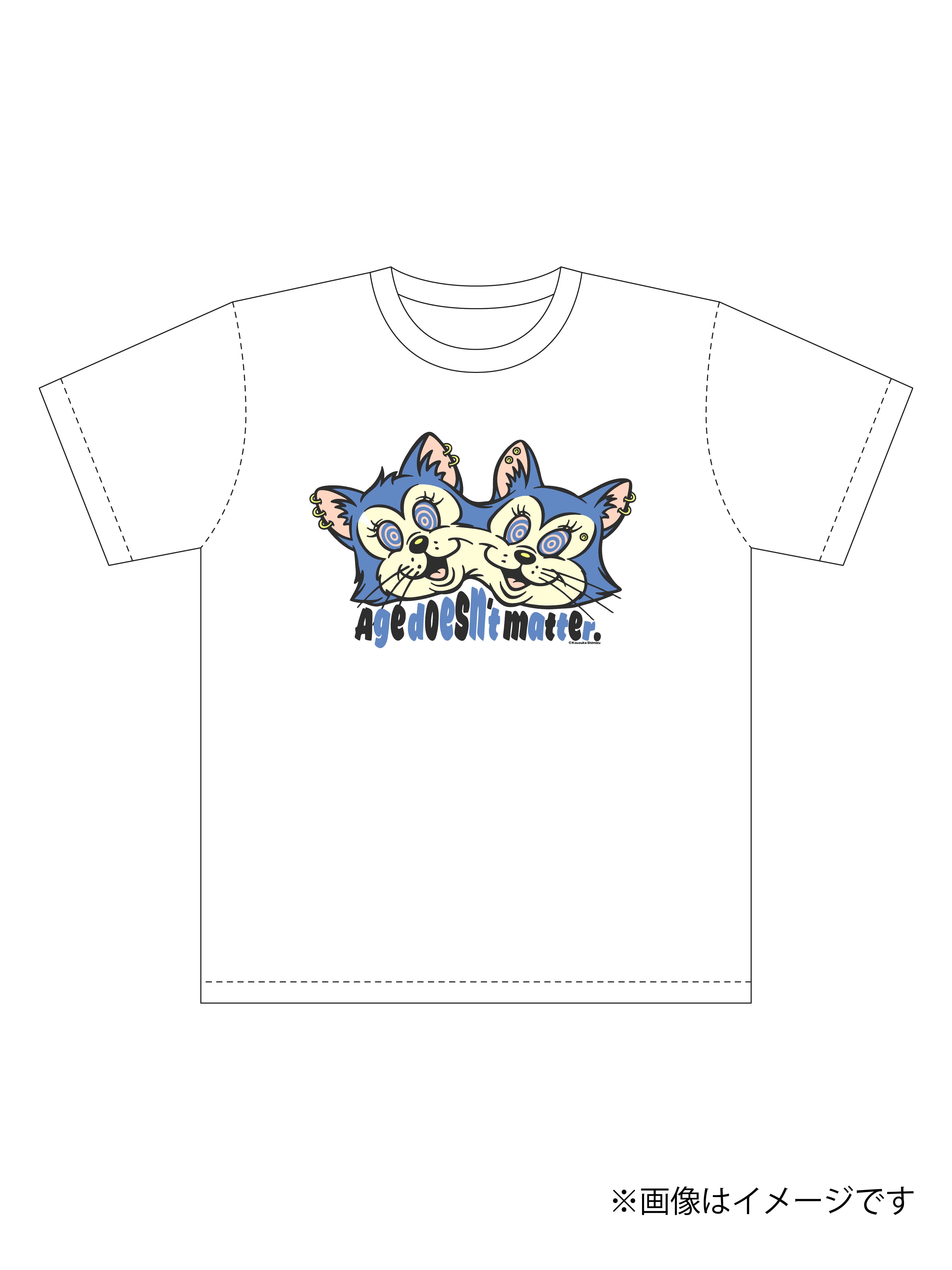 Age doesn't matter.Tシャツ