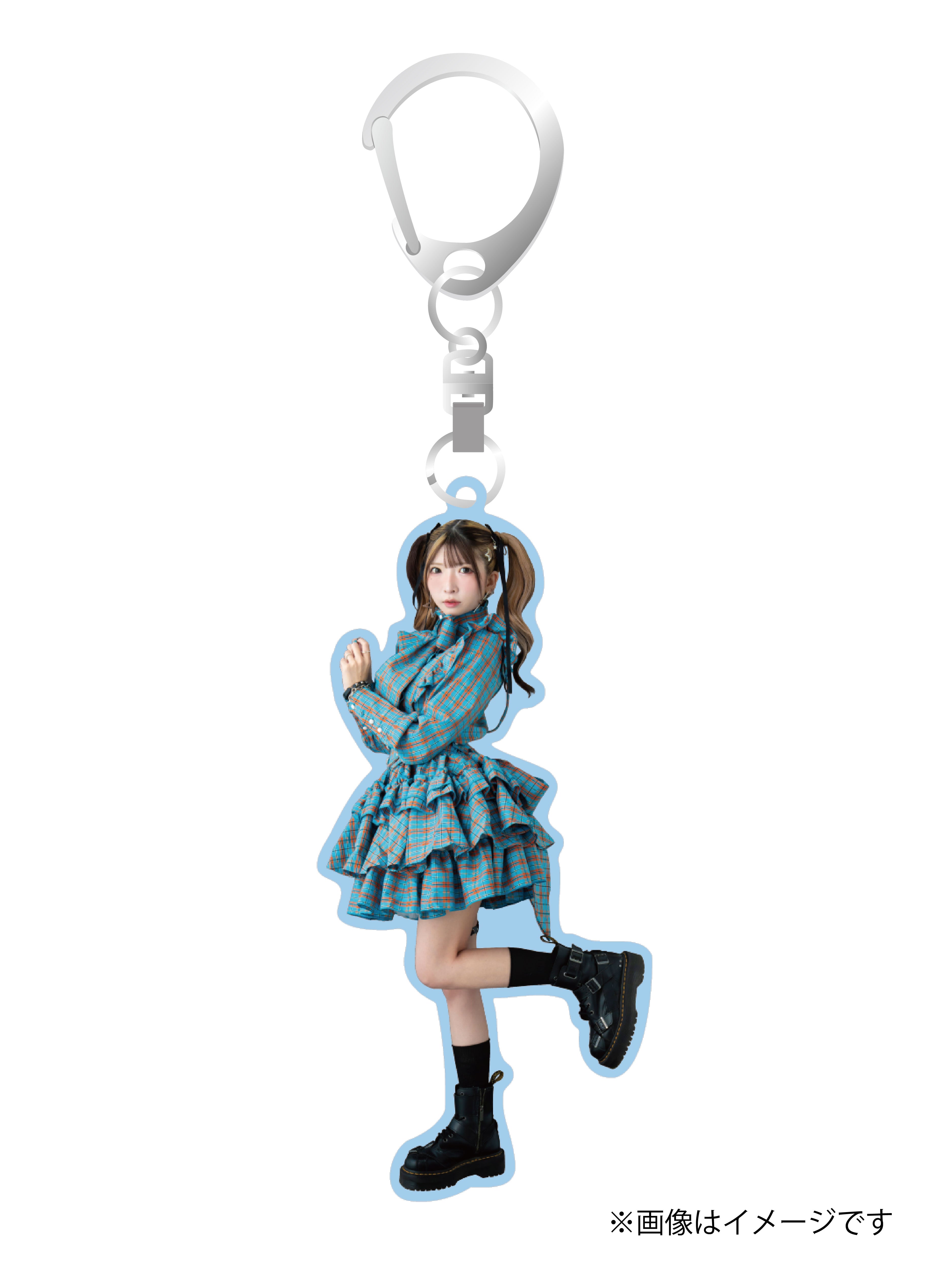 カラーアクリルキーホルダー②